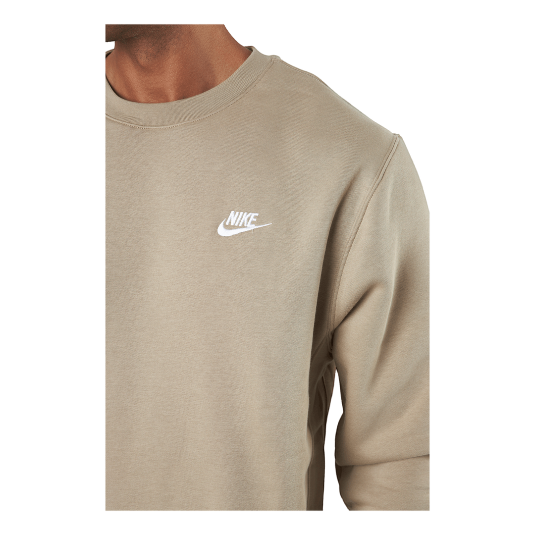 Nike Sportswear Club Fleece Cr Khaki/white