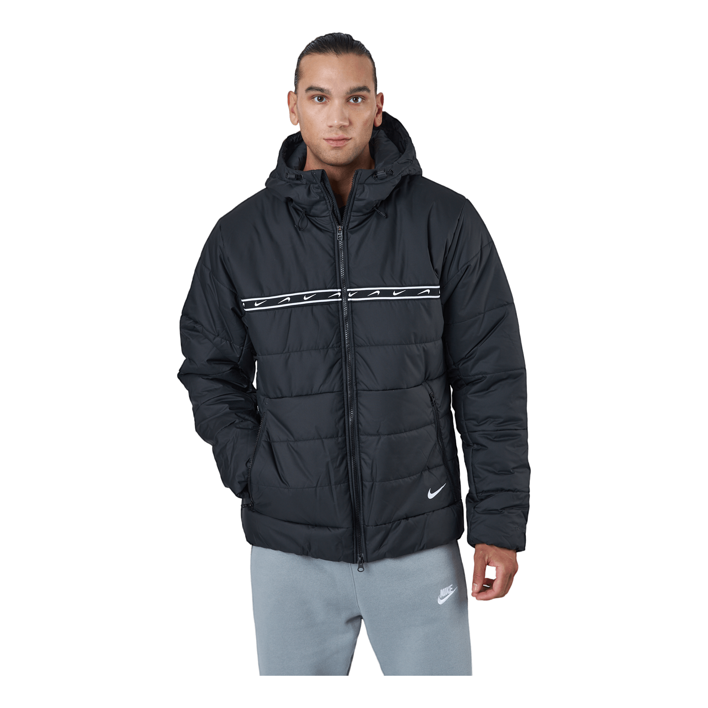 Nike M Nsw Repeat Syn Fill Jkt Black/black/white/white – Sportamore.com