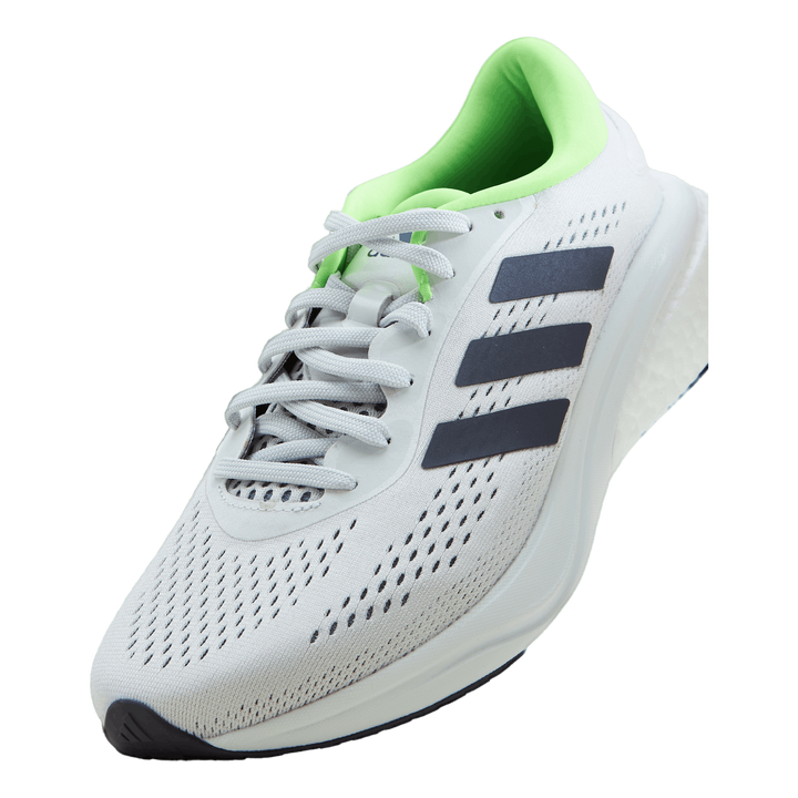 Supernova 2 Running Shoes Dash Grey / Shadow Navy / Solar Green