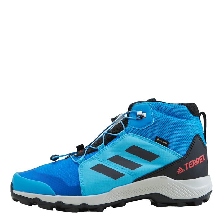 Terrex Mid GORE-TEX Hiking Shoes Blue Rush / Grey Six / Turbo