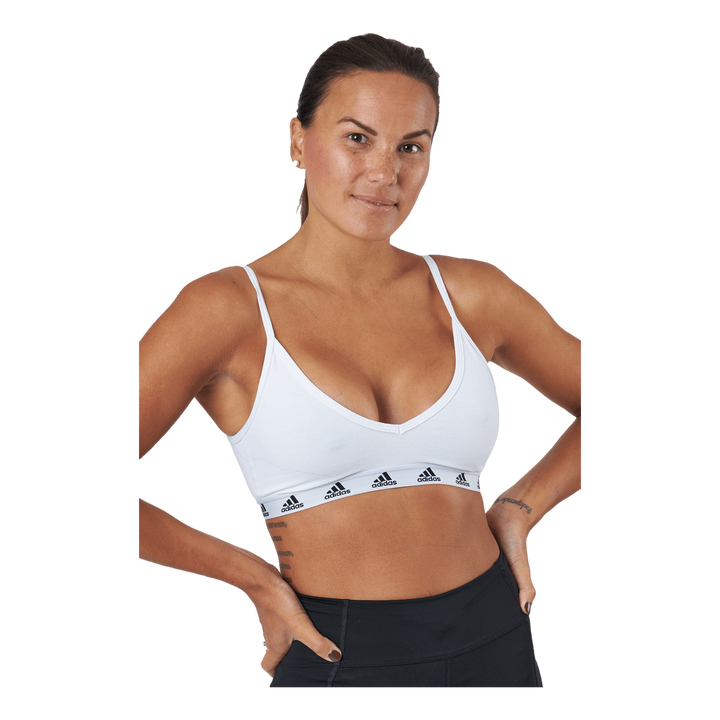 Pureb Ls Bra White/black