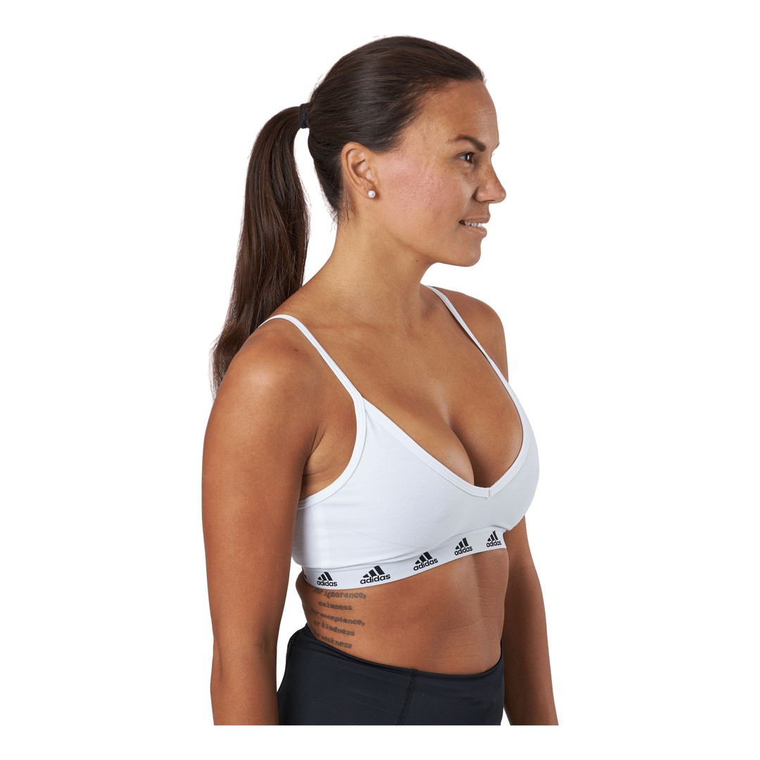 Pureb Ls Bra White/black