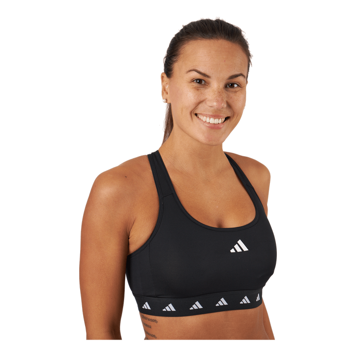 Powerreact Training Medium-Support Techfit Bra Black