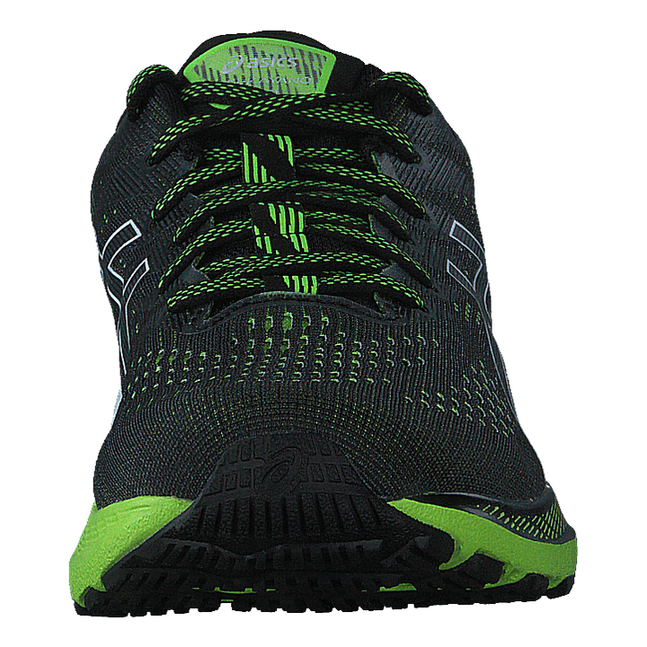 Gel-kayano 28 Black/hazard Green