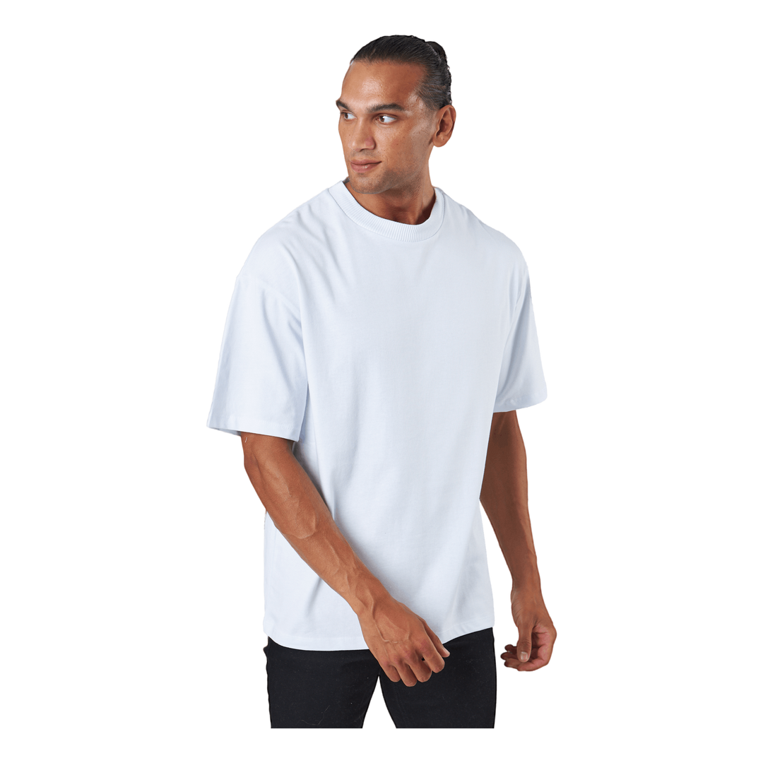 Jprblakam Clean Ss Tee Crew Ne White