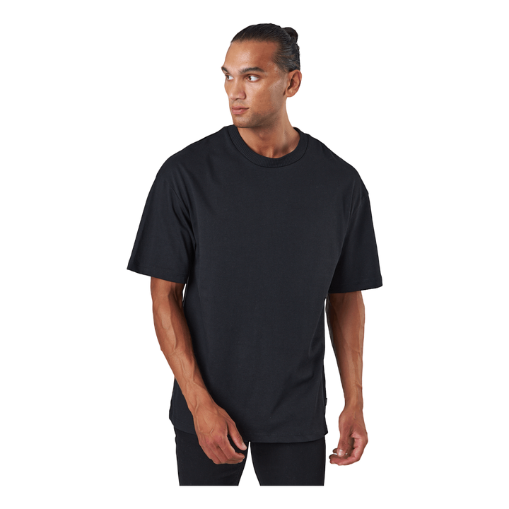 Jprblakam Clean Ss Tee Crew Ne Black