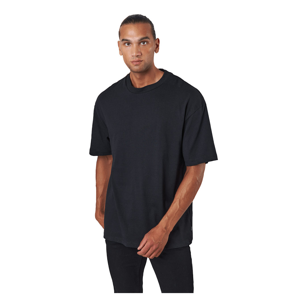 Jprblakam Clean Ss Tee Crew Ne Black