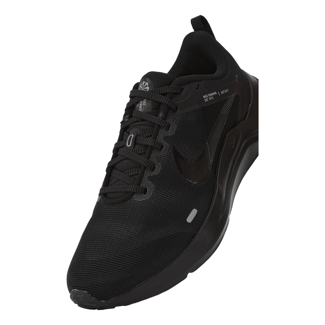 Downshifter 12 Women's Road Running Shoes BLACK/BLACK-DK SMOKE GREY-IRON GREY