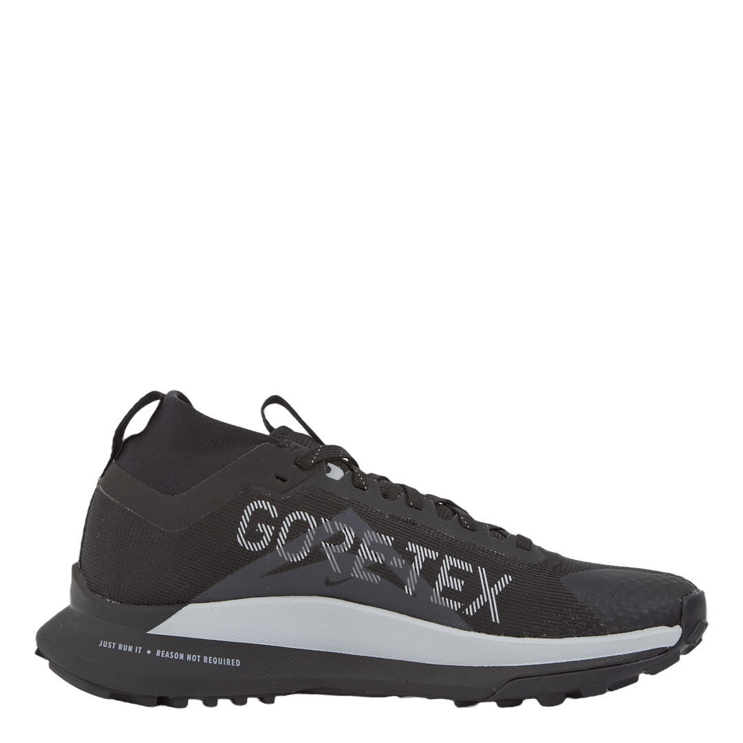 React Pegasus Trail 4 GORE-TEX Men's Waterproof Trail Running Shoes BLACK/WOLF GREY-REFLECT SILVER