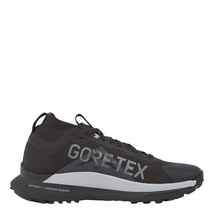 React Pegasus Trail 4 GORE-TEX Men's Waterproof Trail Running Shoes BLACK/WOLF GREY-REFLECT SILVER