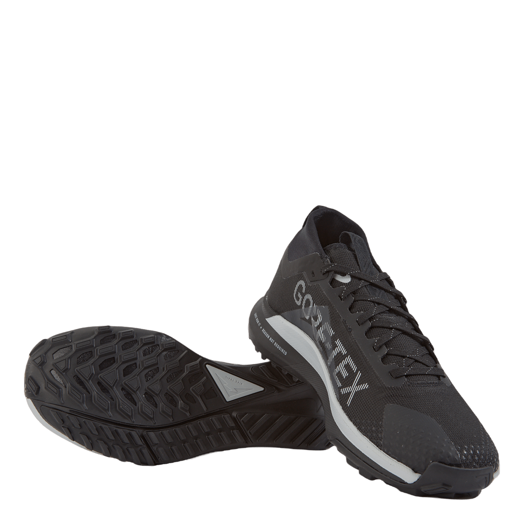 React Pegasus Trail 4 GORE-TEX Men's Waterproof Trail Running Shoes BLACK/WOLF GREY-REFLECT SILVER