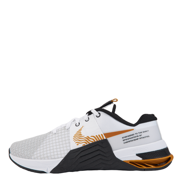 Nike Metcon 8 White/gold Suede-black-photon