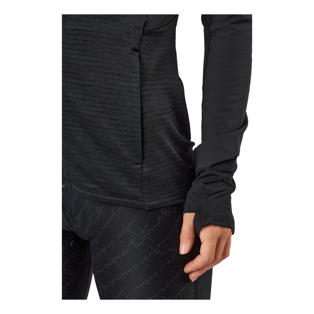 2XU Ignition Shield Hooded Mid Layer - black/black reflective