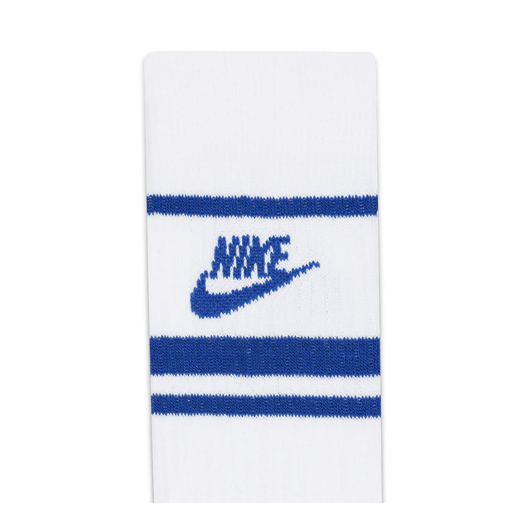 Sportswear Everyday Essential Crew Socks (3 Pairs) WHITE/GAME ROYAL/GAME ROYAL