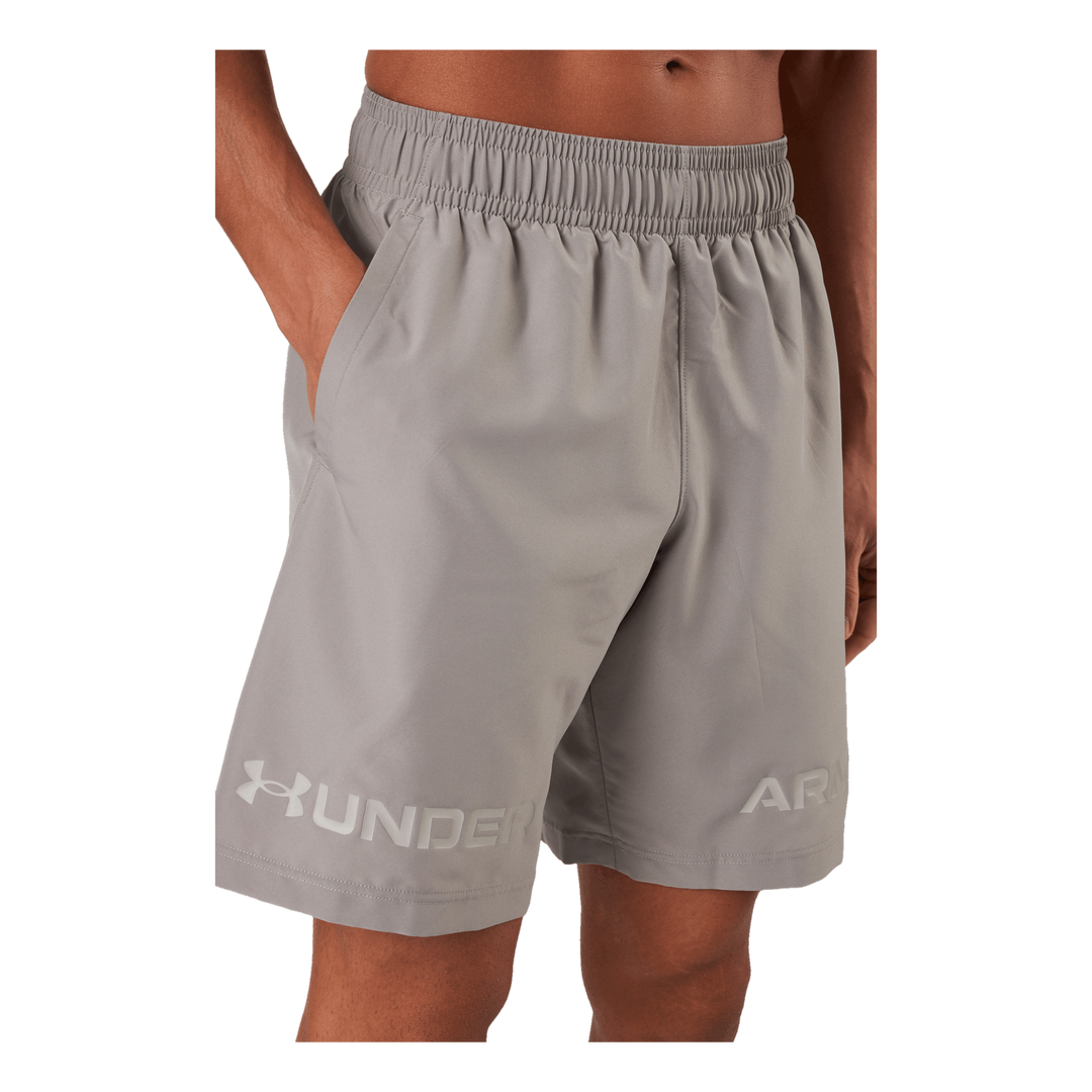 Ua Woven Graphic Wm Short Pewter