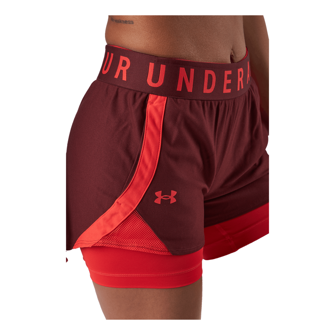 Play Up 2-in-1 Shorts Chestnut Red