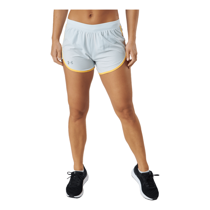Ua Fly By Elite 3'' Short Ghost Gray Light Heather
