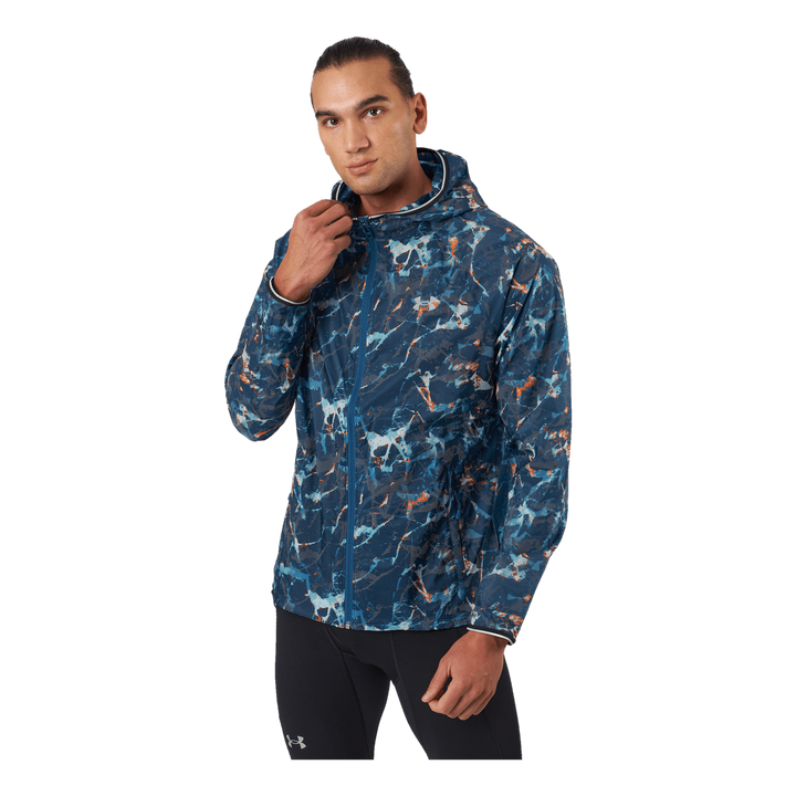 Ua Storm Outrun Cold Jacket Petrol Blue