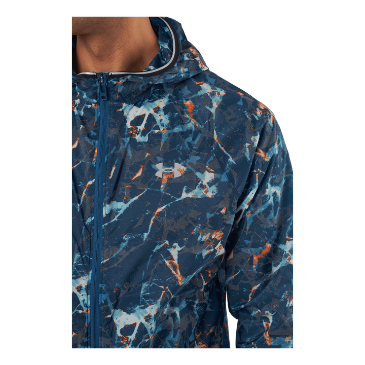 Ua Storm Outrun Cold Jacket Petrol Blue