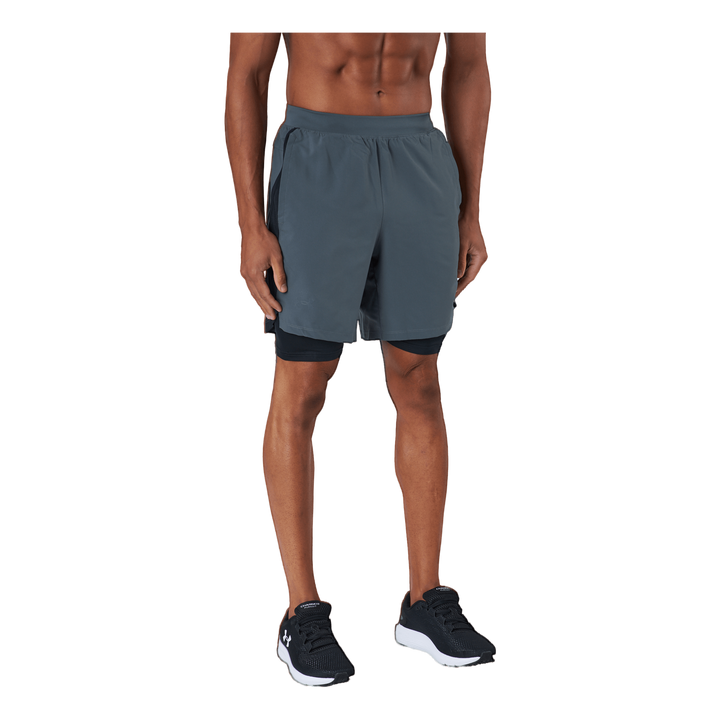 Ua Launch 7'' 2-in-1 Short Pitch Gray