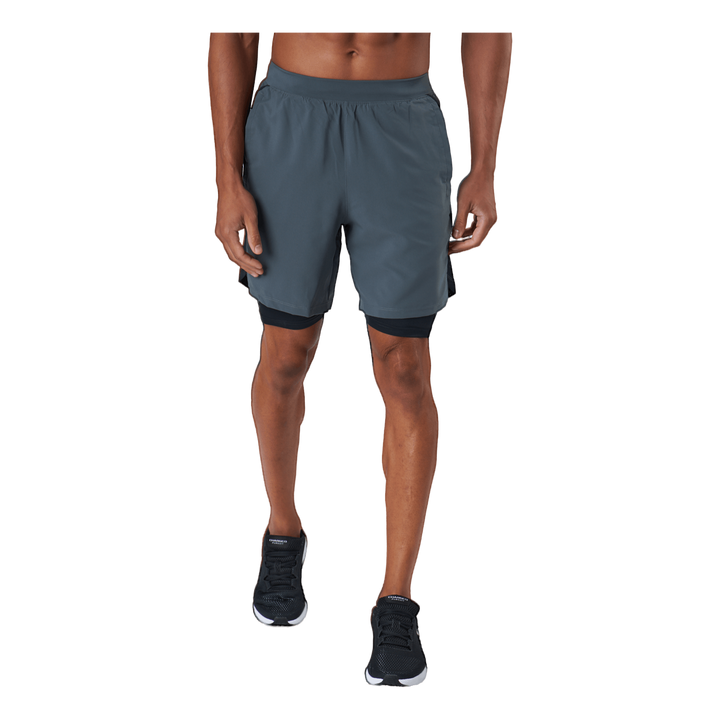 Ua Launch 7'' 2-in-1 Short Pitch Gray