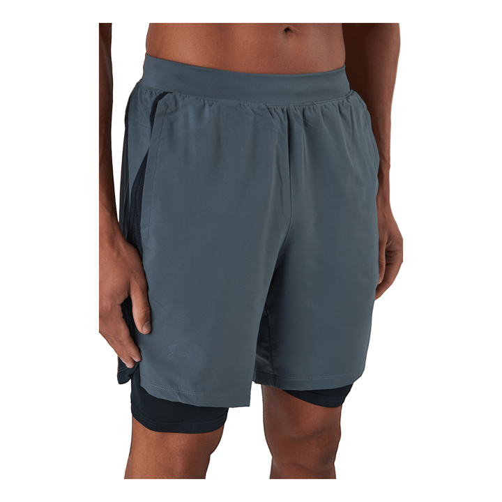 Ua Launch 7'' 2-in-1 Short Pitch Gray