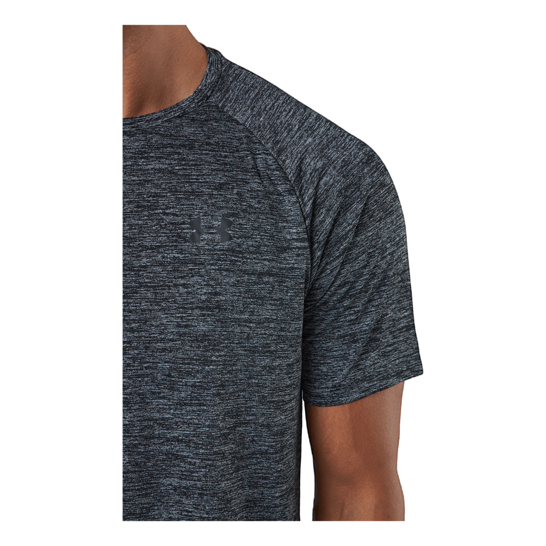 Ua Tech 2.0 Ss Tee Black