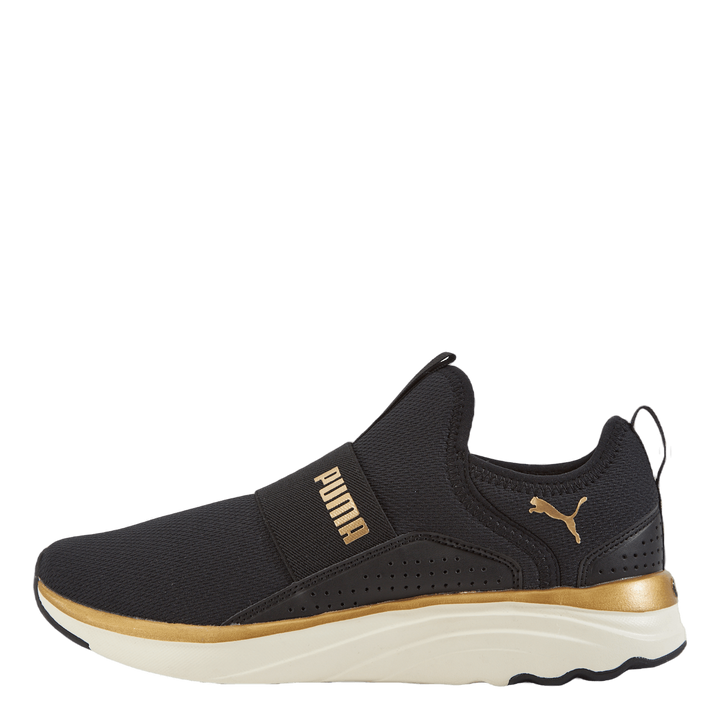 Softride Sophia Slip-on Wn S Puma Black-puma Gold-warm Whit