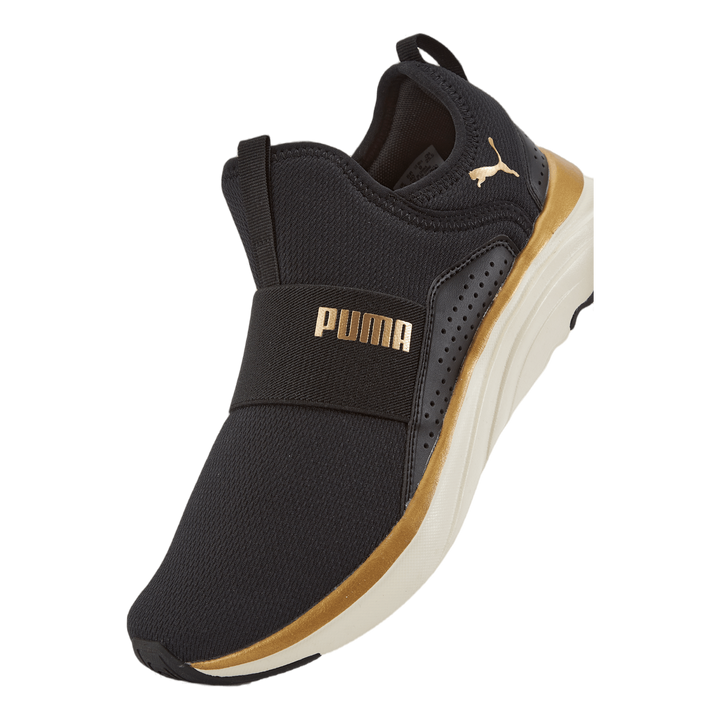 Softride Sophia Slip-on Wn S Puma Black-puma Gold-warm Whit