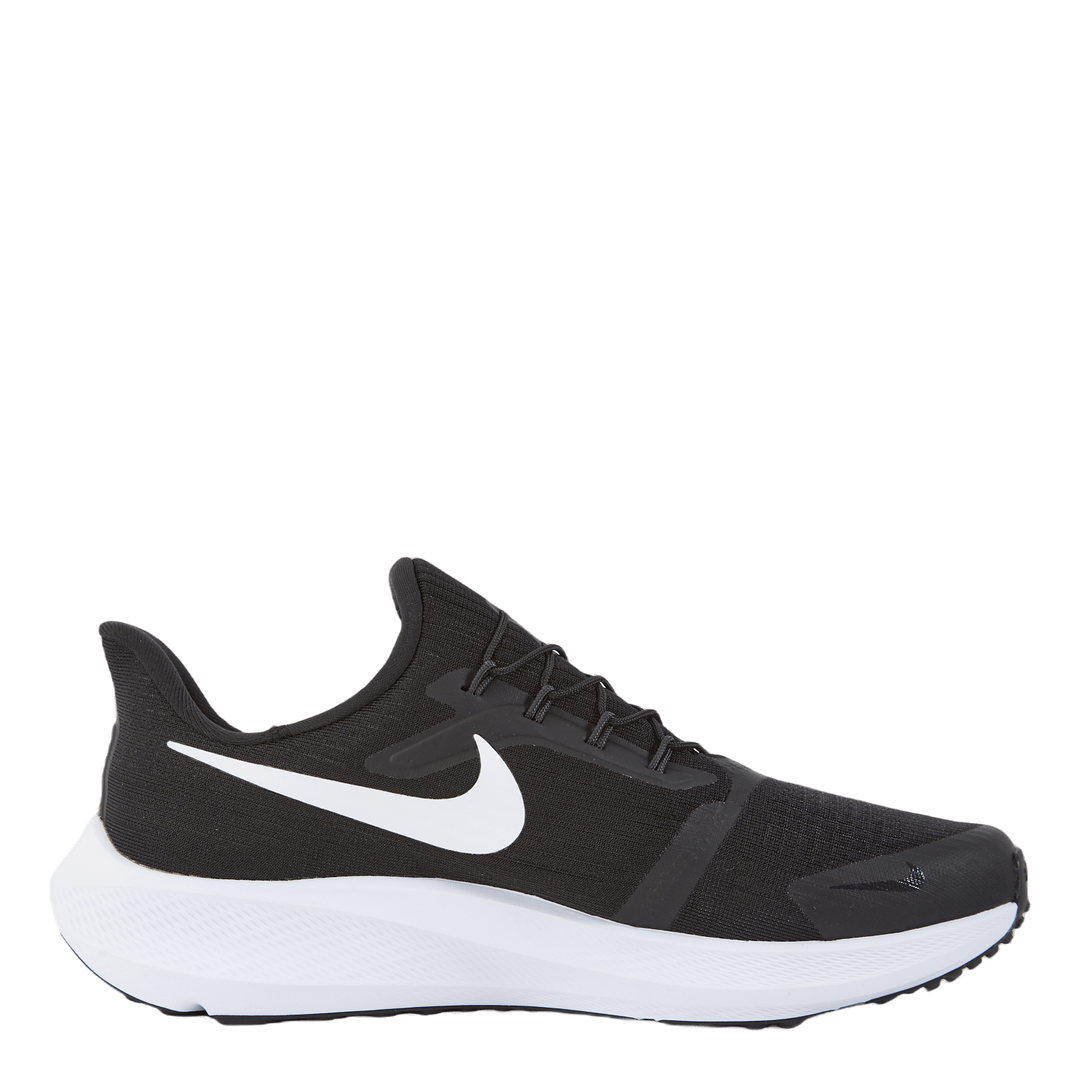Air Zoom Pegasus 39 FlyEase Men s Easy On Off Road Running Shoes BLACK WHITE DK SMOKE GREY