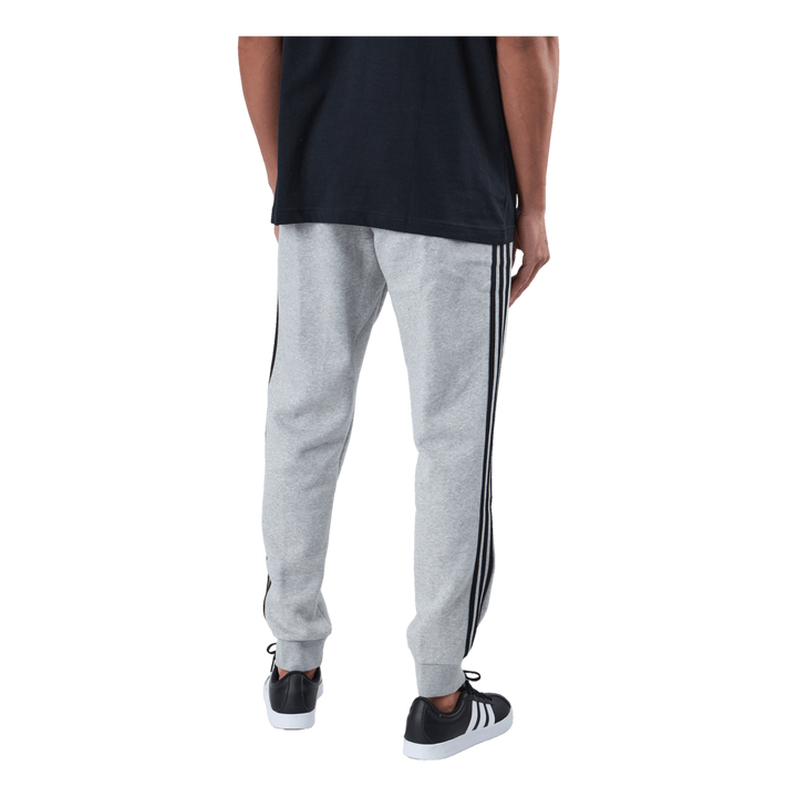 Essentials Fleece Tapered Cuff 3-Stripes Joggers Medium Grey Heather