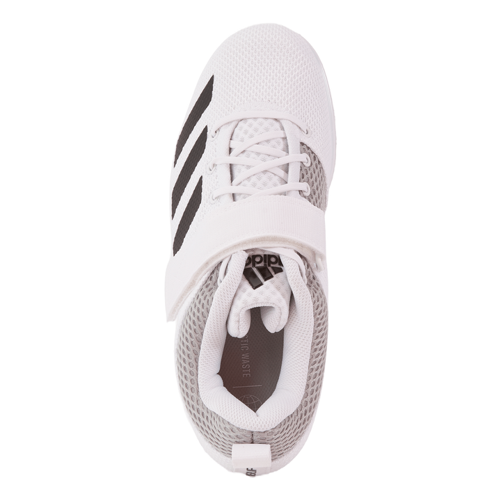 Powerlift 5 Weightlifting Shoes Cloud White / Core Black / Grey Two