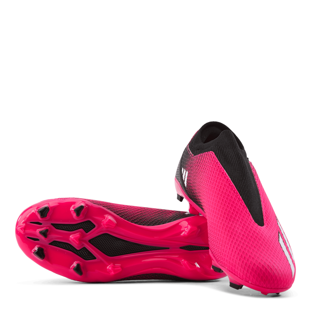 X Speedportal.3 Laceless Firm Ground Boots Team Shock Pink 2 / Zero Metalic / Core Black