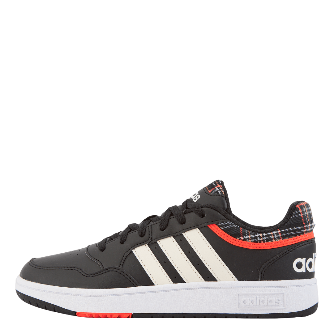 adidas Hoops 3.0 Lifestyle Basketball Low Classic Vintage Shoes Core Black Sportamore