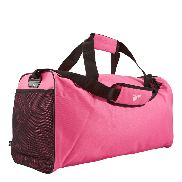 Essentials Linear Duffel Bag Medium Pulmag/Black/Clpink