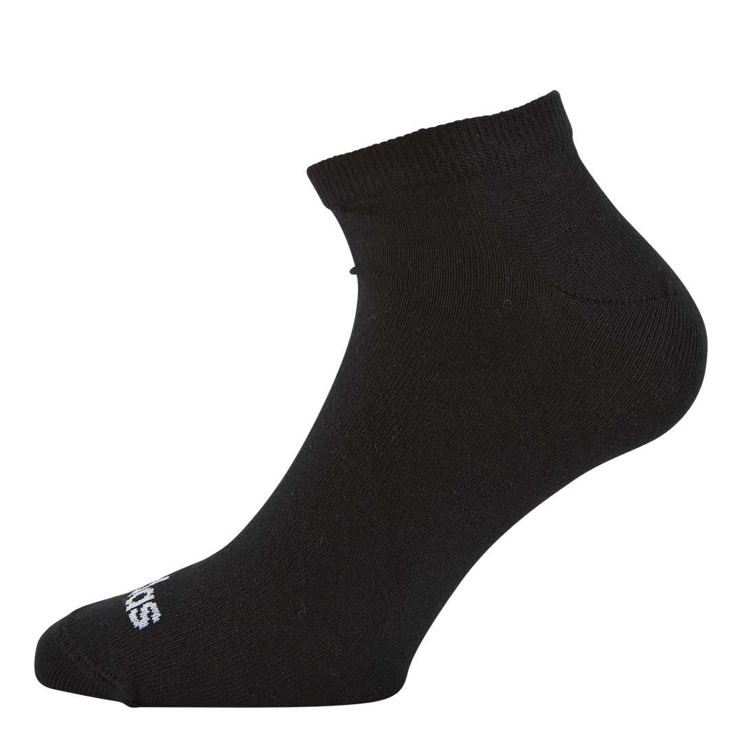 Thin Linear Low-Cut Socks 3 Pairs Black