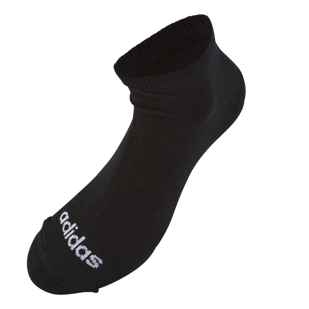 Thin Linear Low-Cut Socks 3 Pairs Black