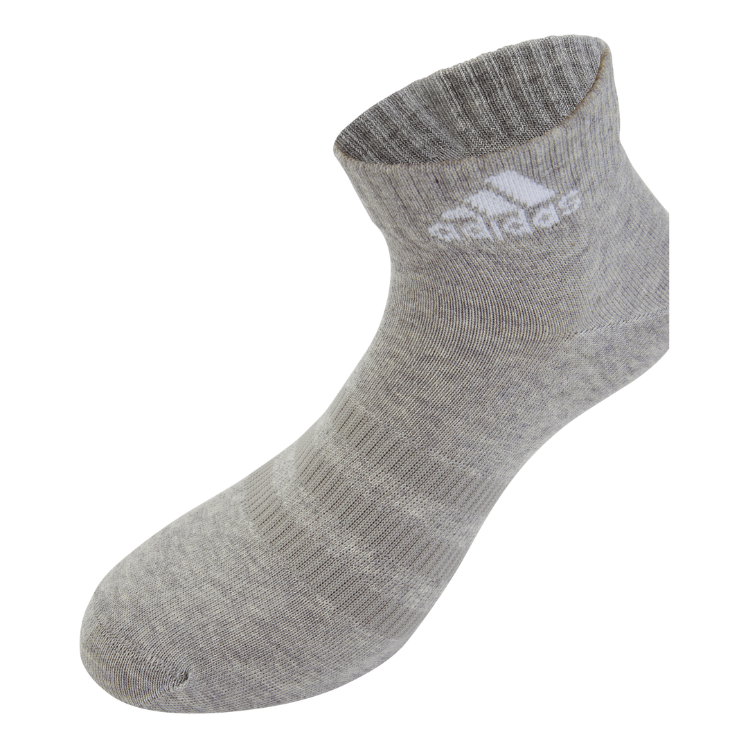 Thin and Light Sportswear Ankle Socks 6 Pairs Medium Grey Heather