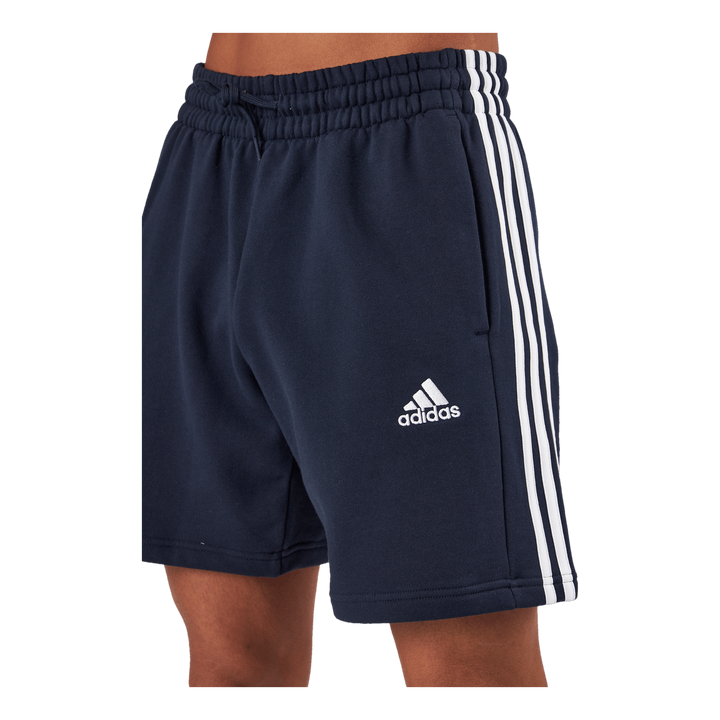 Essentials French Terry 3-Stripes Shorts Legend Ink