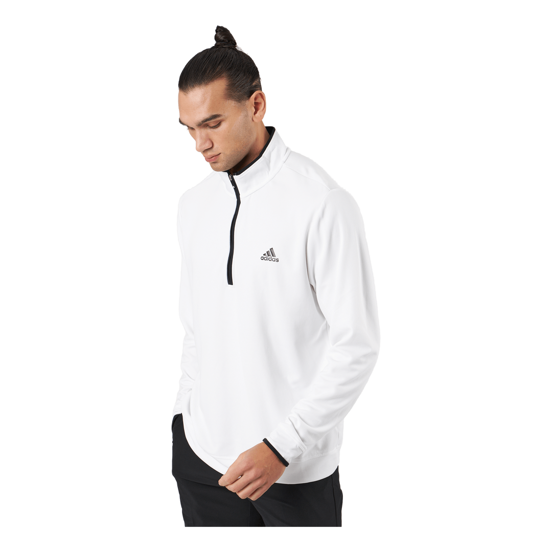 Quarter-Zip Sweatshirt White