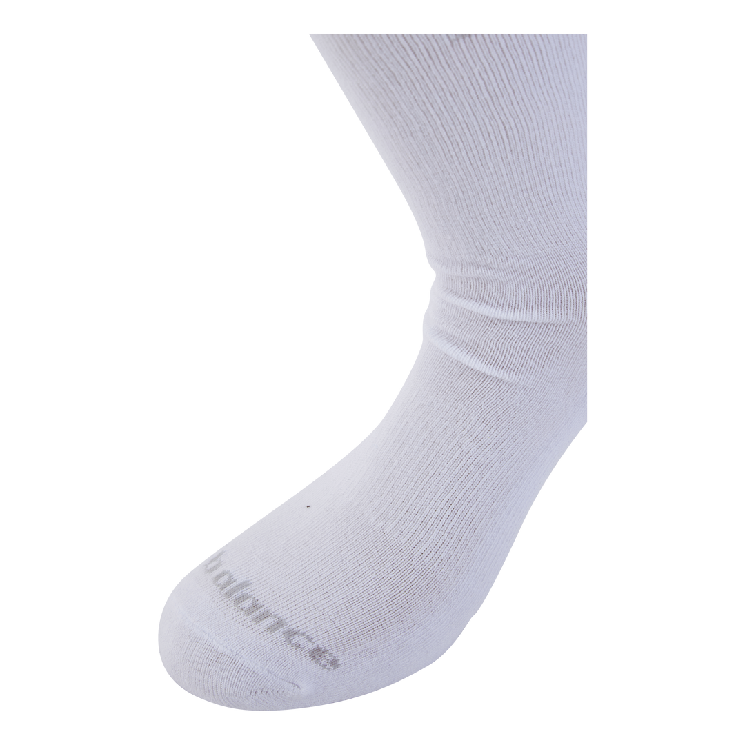 New Balance 3 Pack Crew Socks  White