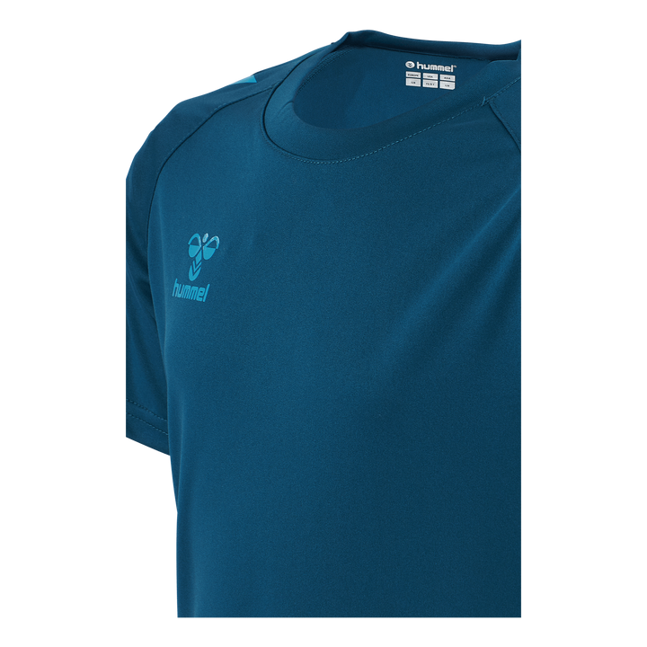 Hmlcore Xk Core Poly T-shirt S Blue Coral