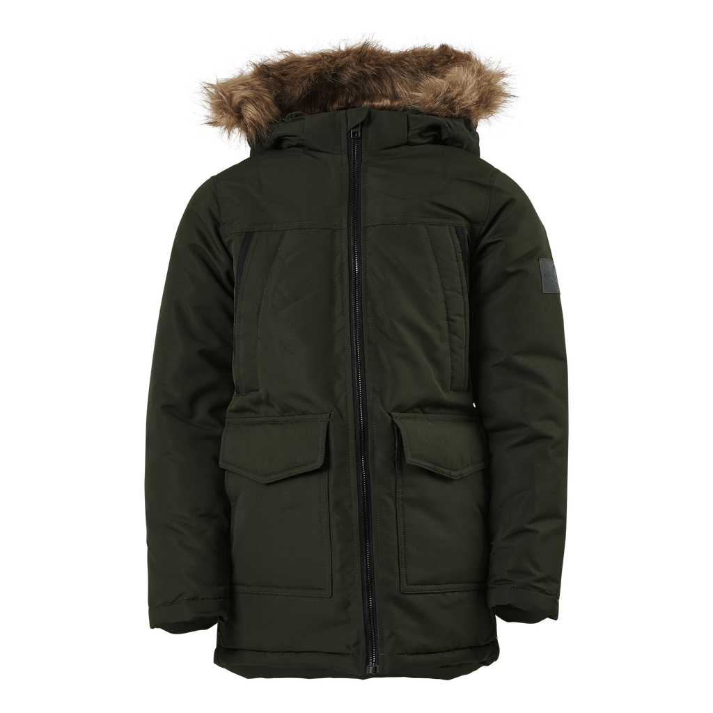 Jack and jones hotsell mens core parka black