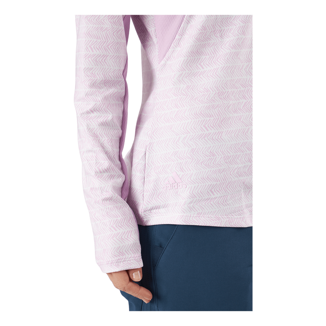 Ultimate365 Polo Long-Sleeve Top Bliss Lilac