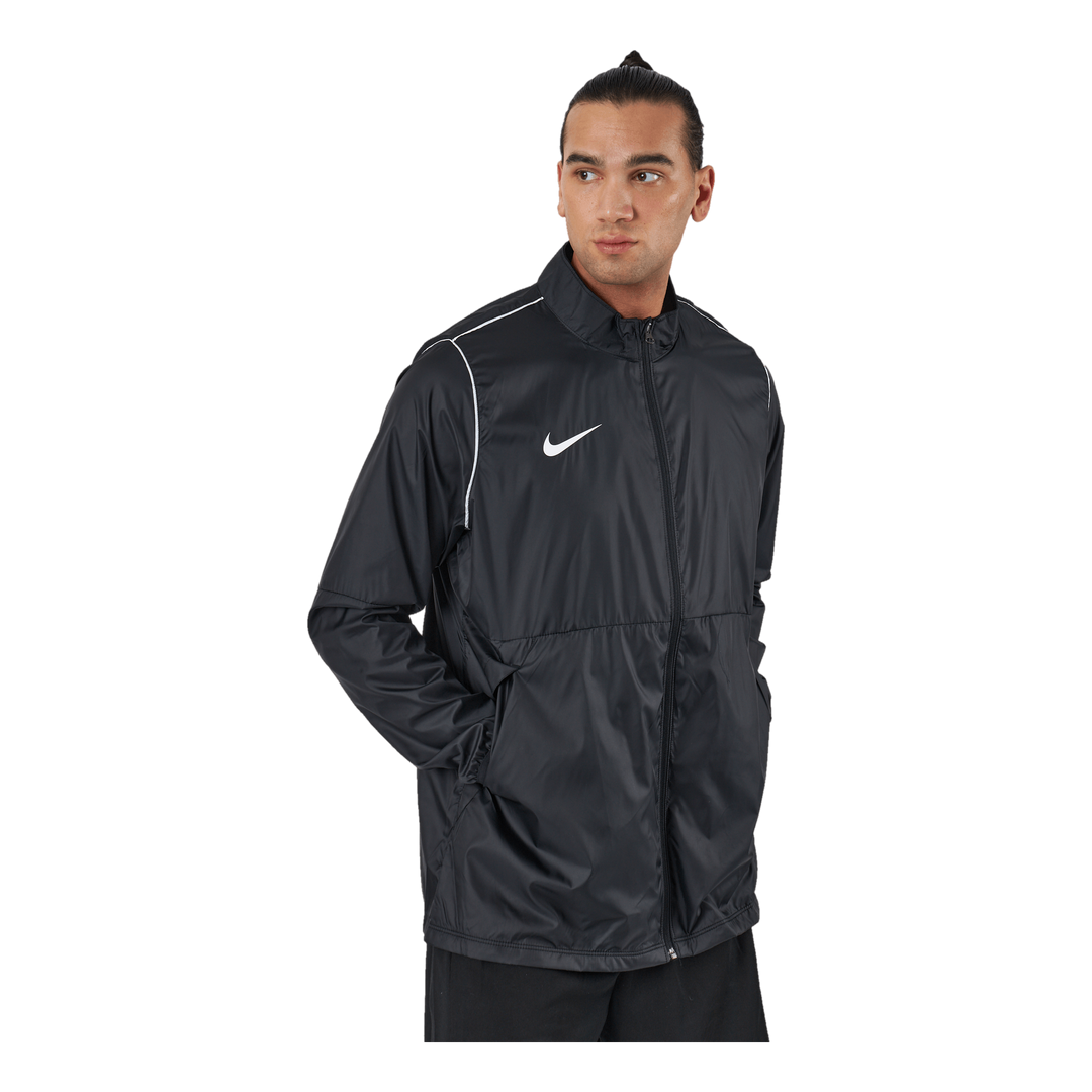 Nike rain jacket store black and white