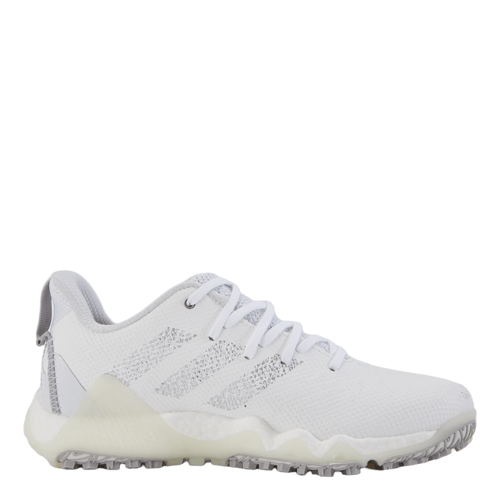Codechaos 22 Spikeless Golf Shoes Cloud White / Silver Metallic / Grey Two