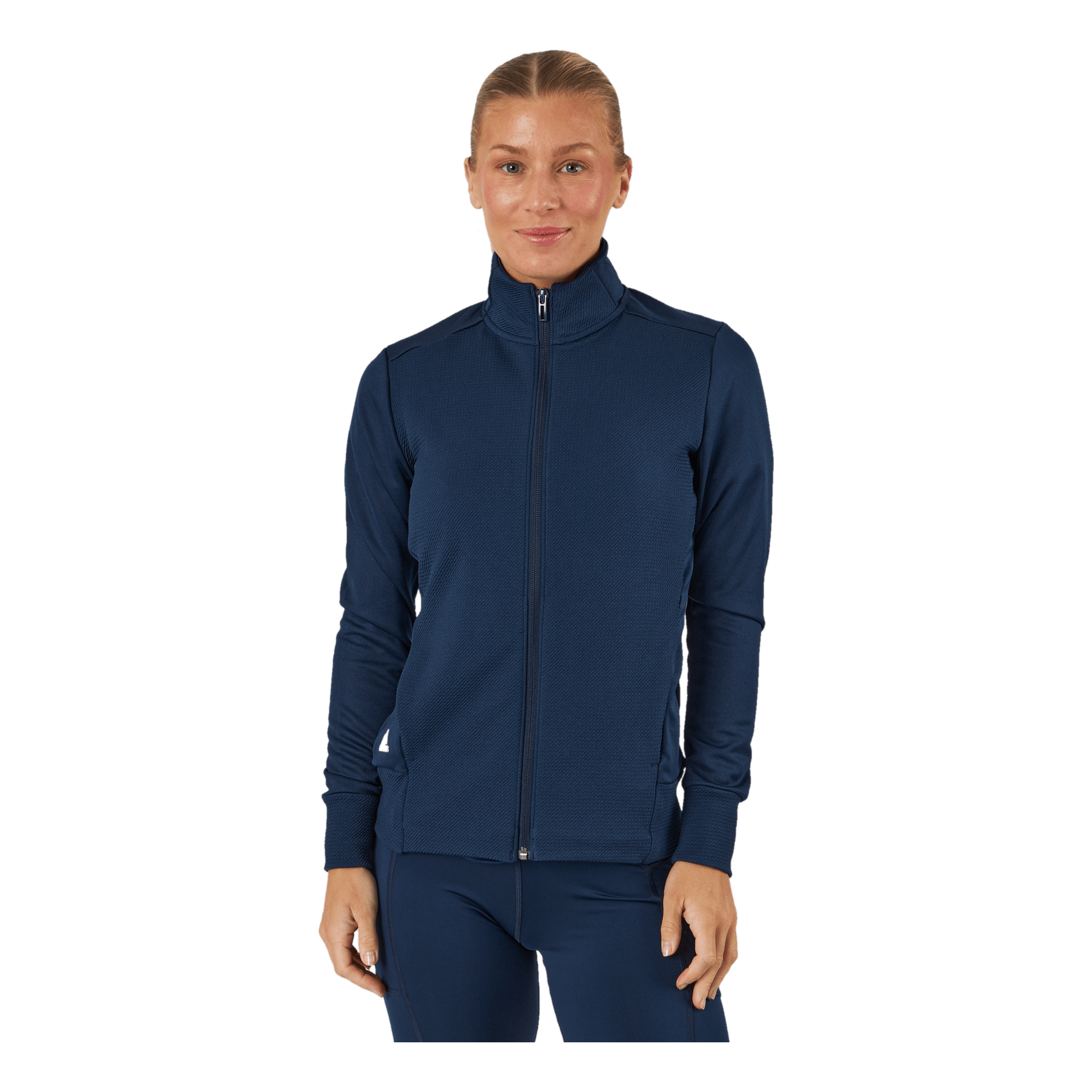 adidas Textured Full-Zip Jacket Collegiate Navy – Sportamore.com