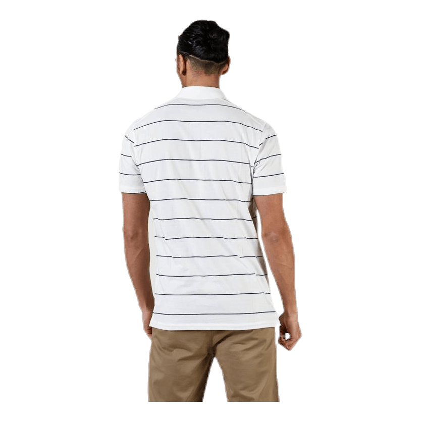 Player Striped Polo Beige
