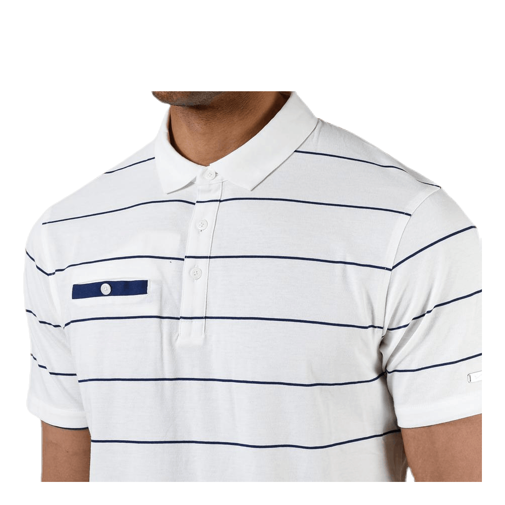 Player Striped Polo Beige