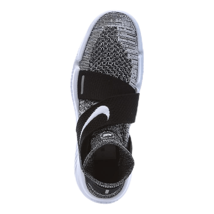 Nike free rn motion flyknit 2018 black and white online